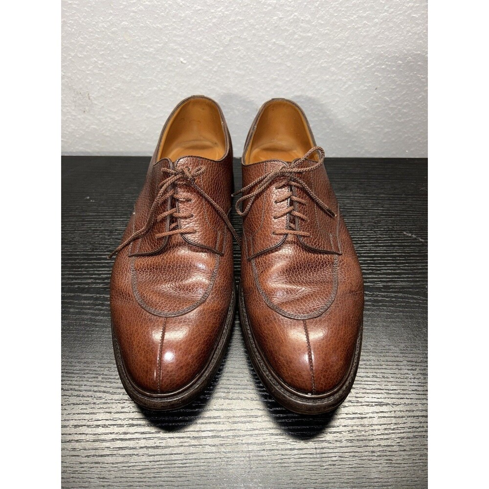J.M.Weston Golf Burgundy D Width Brown Leather Men’s Shoes 598 U Tip Sz 11 D